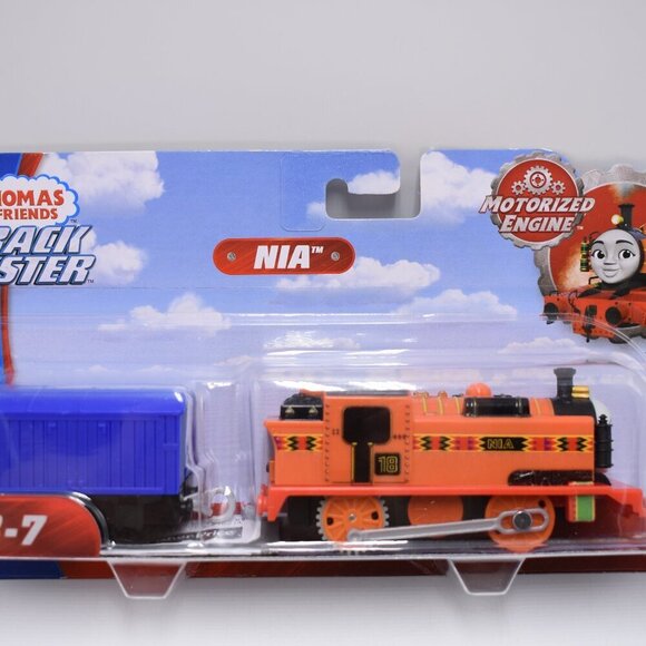 Nia18 & Tender Motorized Trackmaster Revolution Train Tank Engine Sealed New - Picture 2 of 10